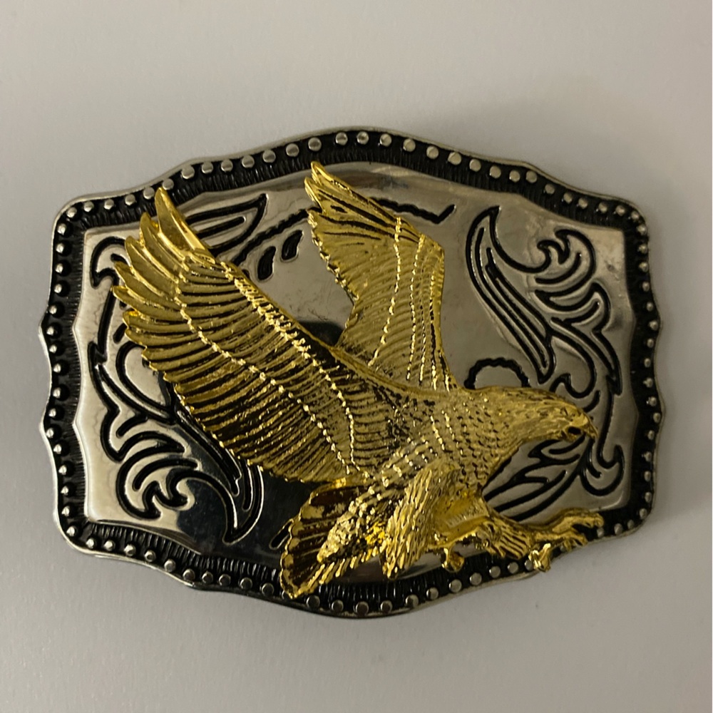 Gold Eagle Belt Buckle